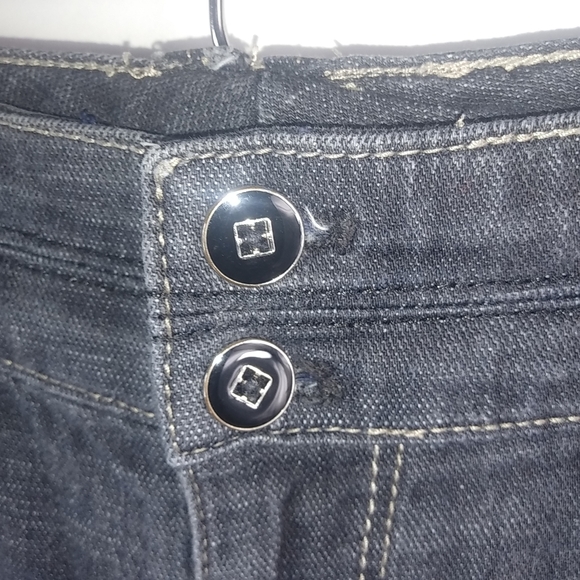 WHBM Blanc 4R Black Straight Jeans - Picture 7 of 10